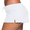 ChinFun Women's Board Shorts Swimswear Bottoms Tankini Swim Bathing Briefs Swimsuit Boardshorts Beach Trunks with Liner, Size Improved-white, XXL view 2