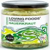 Loving Foods Award-Winning *Organic & Made in the UK* Sauerkraut (475g) Raw, Unpasteurised & Bursting with Beneficial Live Bacteria (1 x Jar) view 1