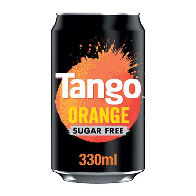 Tango Orange Sugar Free Soft Drink - 330 ml (Pack of 24)