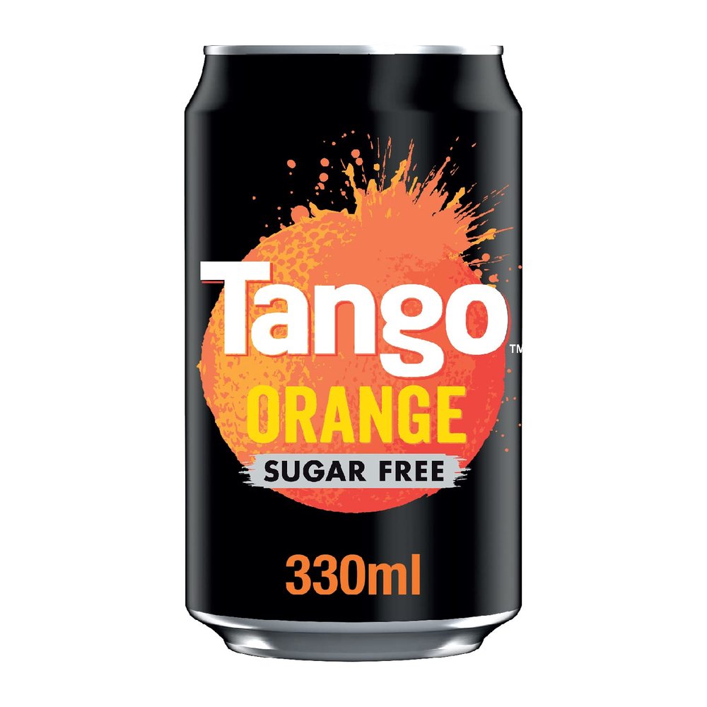 Tango Orange Sugar Free Soft Drink - 330 ml (Pack of 24)