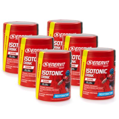 Enervit Sport Isotonic Drink (Lemon, 420g (Pack of 6))
