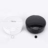2Pcs Portable Plastic Orthodontic Retainer Case with Round Mirror and Ventilation Holes Personal Denture Storage Boxes Container, Black and White view 2