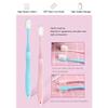2 Pack Extra Soft Toothbrushes for Sensitive Gums Deep Cleaning, Japan ToothbrushUltra Fine Micro-Nano Toothbrush with 20000 Soft Floss Briste view 3