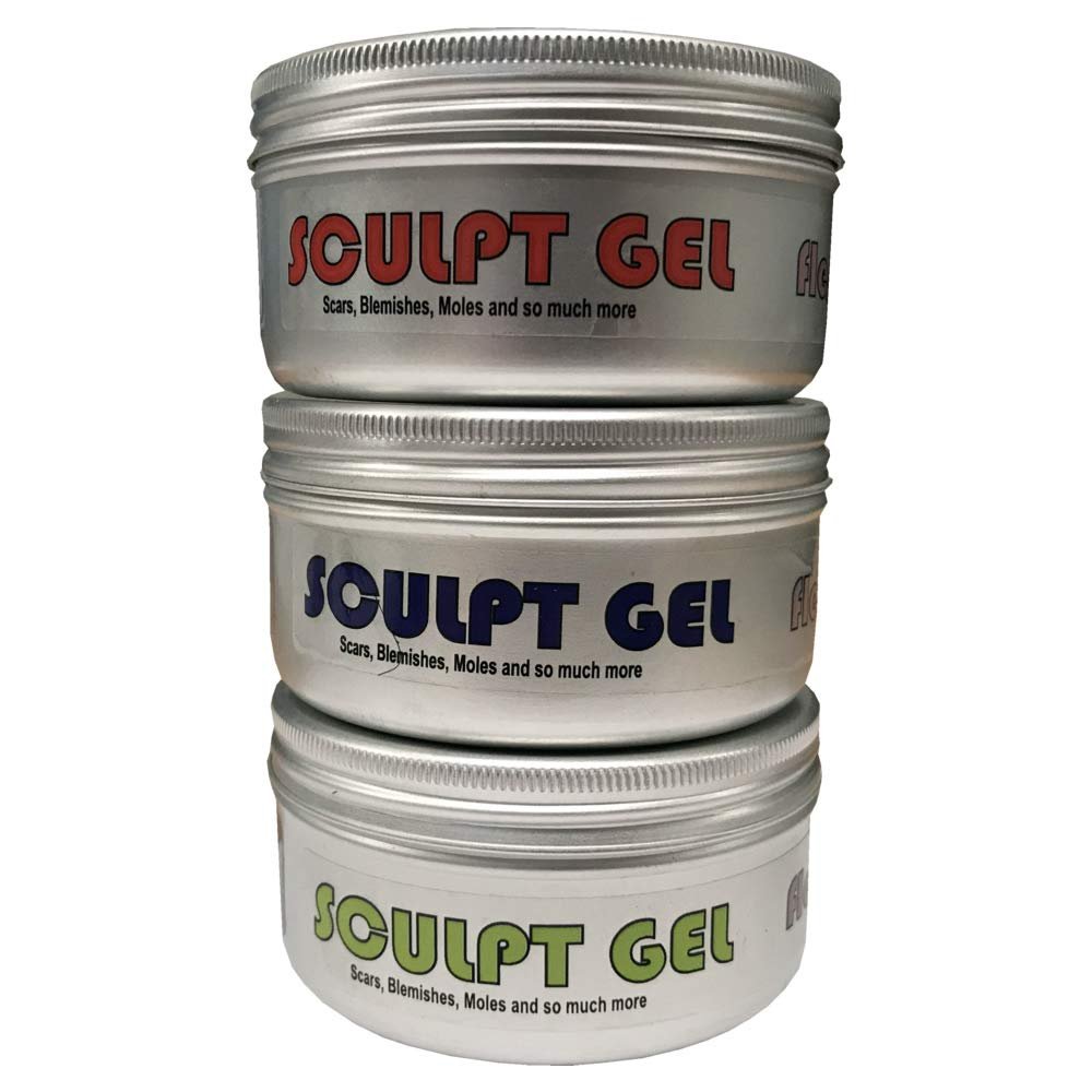 Sculpt Gel (Clear) Quick Cure Skin Safe Special Effects Silicone Gel - 300g Kit