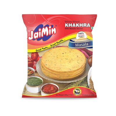 Jaimin Masala Khakhra - 200gm(Pack of 4).
