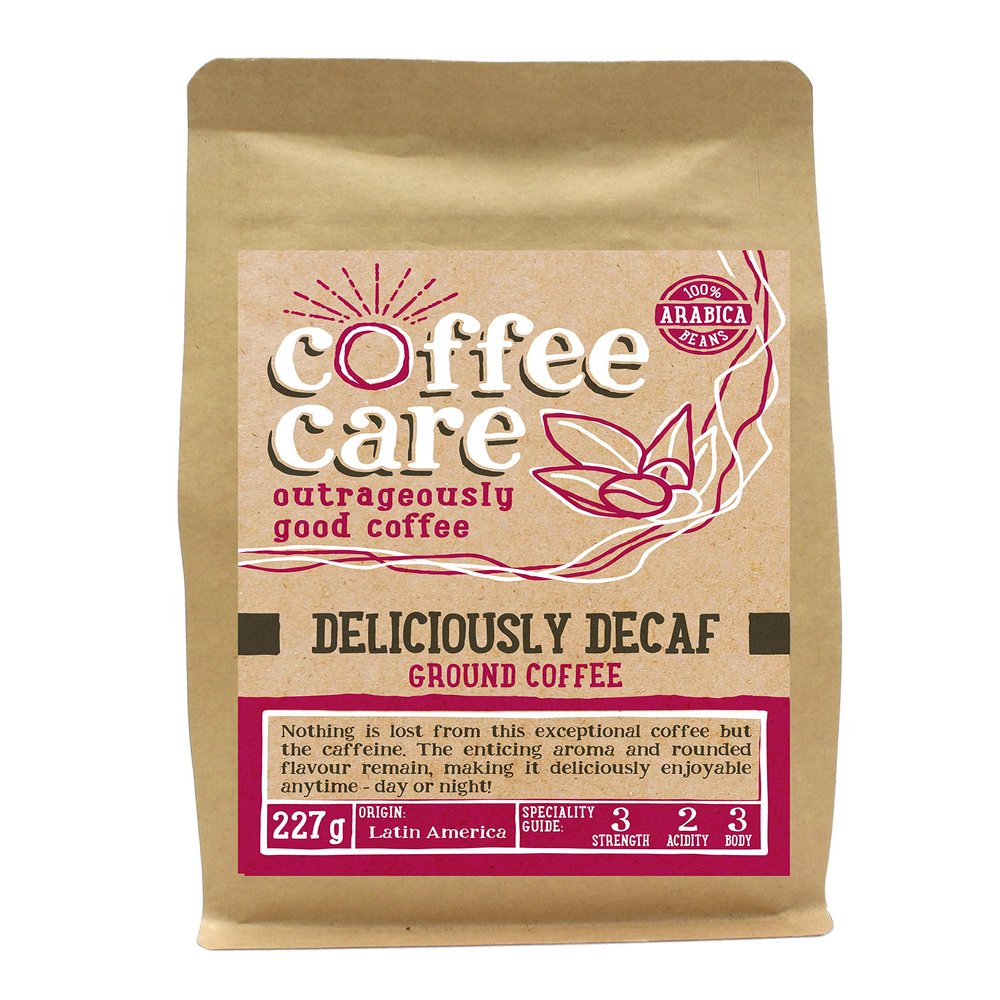 Ground Coffee - Delicously Decaf - Coffee Care - 227g