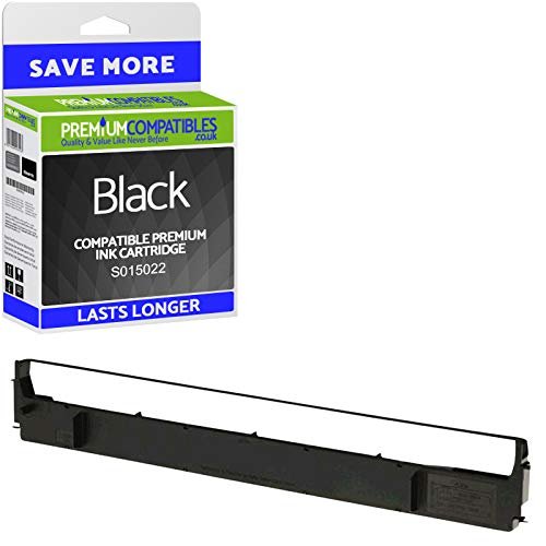 PremiumCompatibles Compatible S015022 Black Fabric Ribbon (C13S015022)