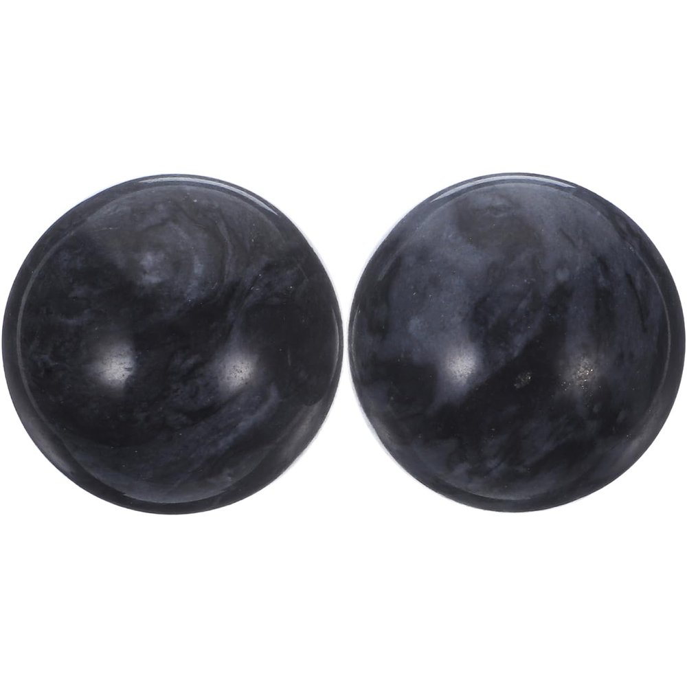 2 pieces Chinese health exercise massage jade balls baoding balls hand gymnastics ball for home travel outdoors.