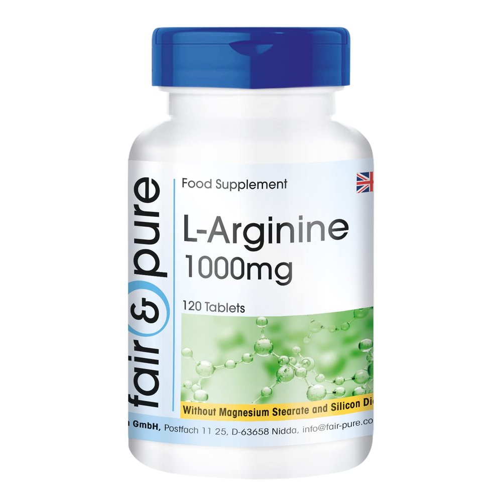 Fair & Pure - L-arginine 1000mg - high-dose - 120 Tablets