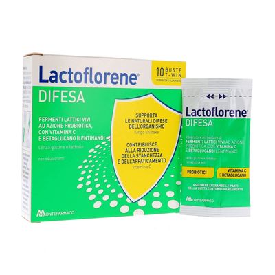 Lactoflorene Difesa Integratore Alimentare, 10 Buste T-Win