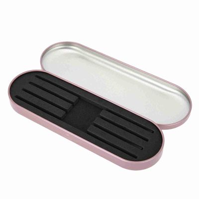 Tweezers Storage Box, Professional Portable Empty Organizer Case for Eyelash Extension Grafting Tweezers Beauty Makeup Tools(Rose Red)