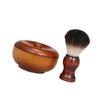 minkissy Men Beard Brush Set Shaving Bowl Beard Grooming Kit Handle Production Facial Care Tool for Men for Home Use view 2