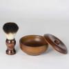 minkissy Men Beard Brush Set Shaving Bowl Beard Grooming Kit Handle Production Facial Care Tool for Men for Home Use view 4