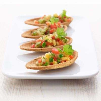 Pidy Mini Neutral Parsley Crispy Mussel Shells 6.5cm - 1x84