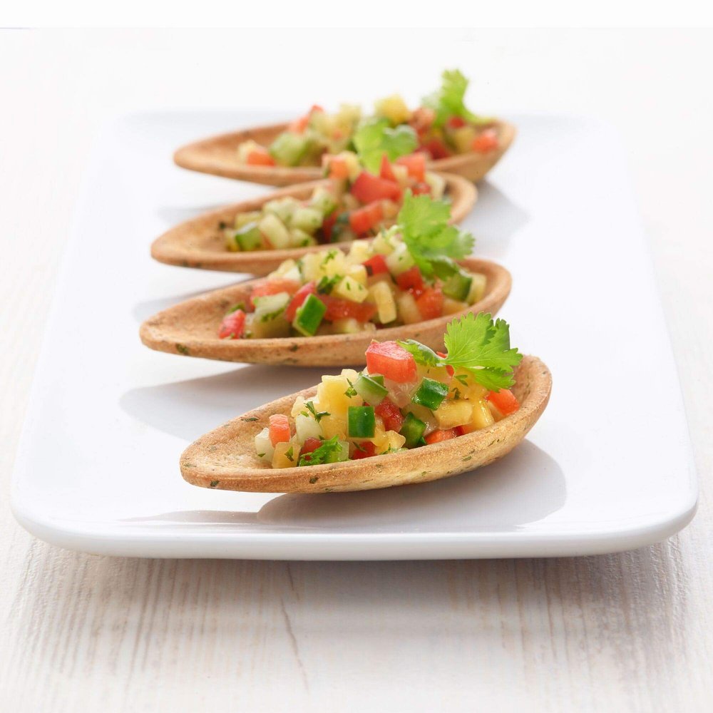 Pidy Mini Neutral Parsley Crispy Mussel Shells 6.5cm - 1x84