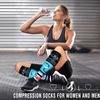 Bluemaple Copper Compression Socks Women & Men(6 Pairs) - Best for Running,Medical,Athletic Sports,Flight Travel, Pregnancy view 2