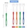4-Piece Sensory Toothbrush Set - Three-Sided Bristles, Soft & Gentle, Travel-Friendly, Complete Teeth & Gum Care (Green, Blue, Yellow, Red) view 2