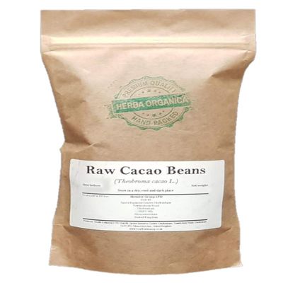 Herba Organica - Raw Cacao Beans - Theobroma cacao L - Cocoa (225g)