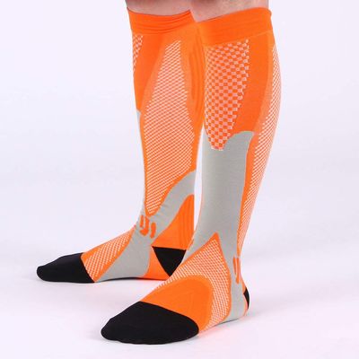 Outdoor Sports Riding Leggings Compression Socks S/M Orange * 3 Pairs