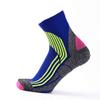 Cycling Outdoor Sports Short Tube Sweat-Absorbent Breathable Running Compression Socks Royal Blue * 3 Pairs view 1
