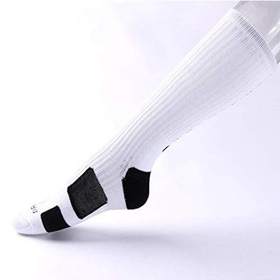 Sports Basketball Stretch Ankle Compression Socks White * 10 Pairs