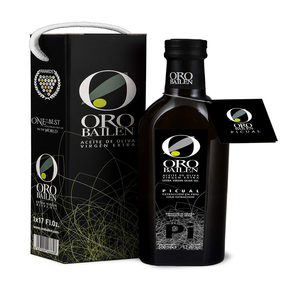 Oro Bailn Picual - Extra Virgin Olive Oil 500 ml bottle - Cord Handle Case