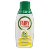 Fairy Platinum Gel Detergent Dishwasher All in 1, Lemon, 650 ml, 32 Washes view 1