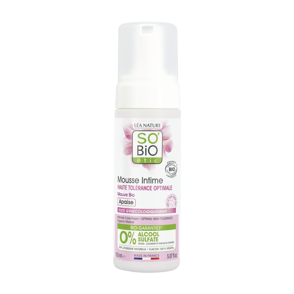 So'Bio Etic Intimate Foam Hypoallergenic, Mue Blossom, Pack of 3