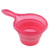 Tubayia Foldable ladle, sauna ladle for kitchen, bathroom, camping, sauna (pink) view 1