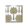 Caspari Grand Palms Boxed Paper Cocktail Napkins in Black - 40 Per Box view 3