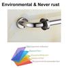12 Inch Stainless Steel Shower Grab Bar - Munzong Balance Handrail Shower Assist - Bathroom, Bathtub Mounted Safety Hand Support Rail - Handicap, Elderly, Disabled, Injury, Bath Handle, Non Skid view 4