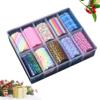Minkissy 10 Roll Box Nail Decals Nail Art Decals Nail Art Nail Nail Wrap Stickers Floral Flower Nail Stickers Toenail Stickers Floral Nail Stickers Star Paper Leopard Print view 2