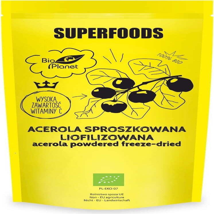 ACEROLA Powdered Freeze-Dried BIO 100 g - BIO PLANET
