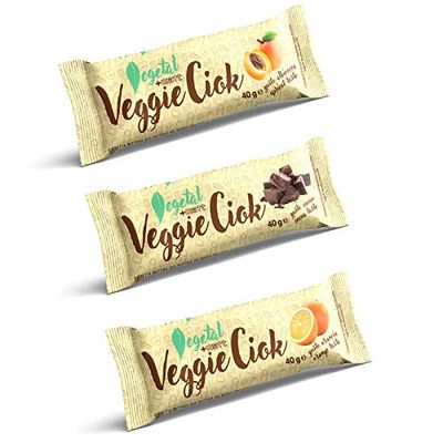 +Watt Veggie Ciok Apricot Flavour Bars 40 g Box of 24