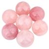 mookaitedecor Natural Rose Quartz Crystal Ball with Wooden Stand, Healing Crystal Stone Balls for Fengshui, Meditation, Reiki, Chakra Balance, Healing, Home & Office Decoration, 60-65mm view 4