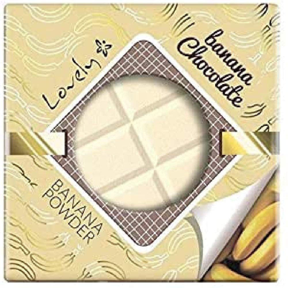 Lovely Makeup Banana Chocolate Powder Polvos Compactos