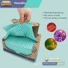 Atitifope Heavy Duty Wipes Dish Cloths 50Pieces Reusable Wipes Multi-use Cleaning Cloths Towels view 3