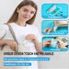 100Pack Pill Pouch Bags - (4" X 2.75") Longer and Wider Zipper Pills Bag can Put Cotton swabs and Band-aids Pill and Vitamin Storage Pouches (Blue - 6 mil) view 4