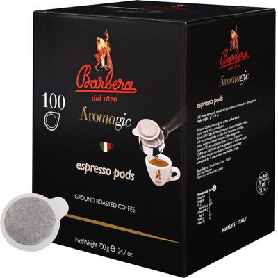 400 Coffee Pods "Aromagic" (4 Boxes - 100pcs Each One) - Barbera Coffee