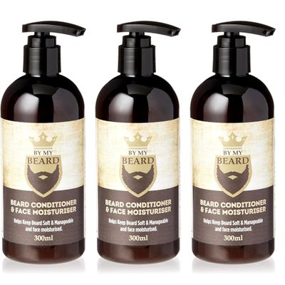 By My Beard Conditioner & Face Moisturiser 300ml, Pack Of 3, Get an all-over beard boost.
