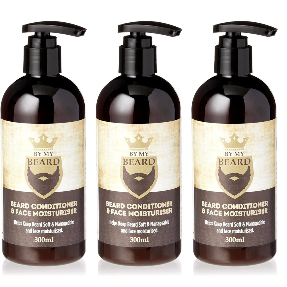 By My Beard Conditioner & Face Moisturiser 300ml, Pack Of 3, Get an all-over beard boost.