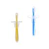 EXCEART 2pcs Silicone Toothbrush Bristle Training Toothbrush Umbrella-Shaped for Boys and Girls Years Old view 1