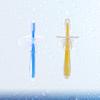 EXCEART 2pcs Silicone Toothbrush Bristle Training Toothbrush Umbrella-Shaped for Boys and Girls Years Old view 2