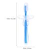 EXCEART 2pcs Silicone Toothbrush Bristle Training Toothbrush Umbrella-Shaped for Boys and Girls Years Old view 3