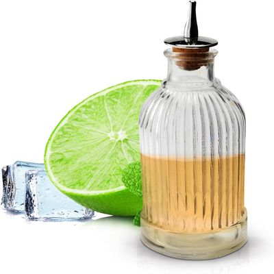 We Can Source It Ltd - Mezclar Liberty Bitters Bottle Large Glass Bar Pub Cocktail Mixology (143 ml)