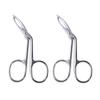 Minkissy Stainless Steel Eyebrow Clip Tweezers 2pcs Professional Oblique Tip Tweezers Hair Remover Facial Hair Trimmer Beauty Tool view 1