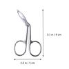 Minkissy Stainless Steel Eyebrow Clip Tweezers 2pcs Professional Oblique Tip Tweezers Hair Remover Facial Hair Trimmer Beauty Tool view 2