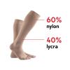 Lauma Medical Open-Toe Compression Knee-High Socks 2332 mmHg  Class II Medical Support for Tired Legs & Swelling Relief view 2