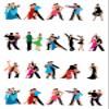 20 Stand Up Ballroom Latin Dancing Themed Edible Wafer paper Cake Toppers Decorations view 2