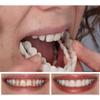 Nerplro Artificial Denture, Top and Bottom Temporary Smile Cosmetic Teeth Comfort Fit Denture Teeth Cosmetic view 4